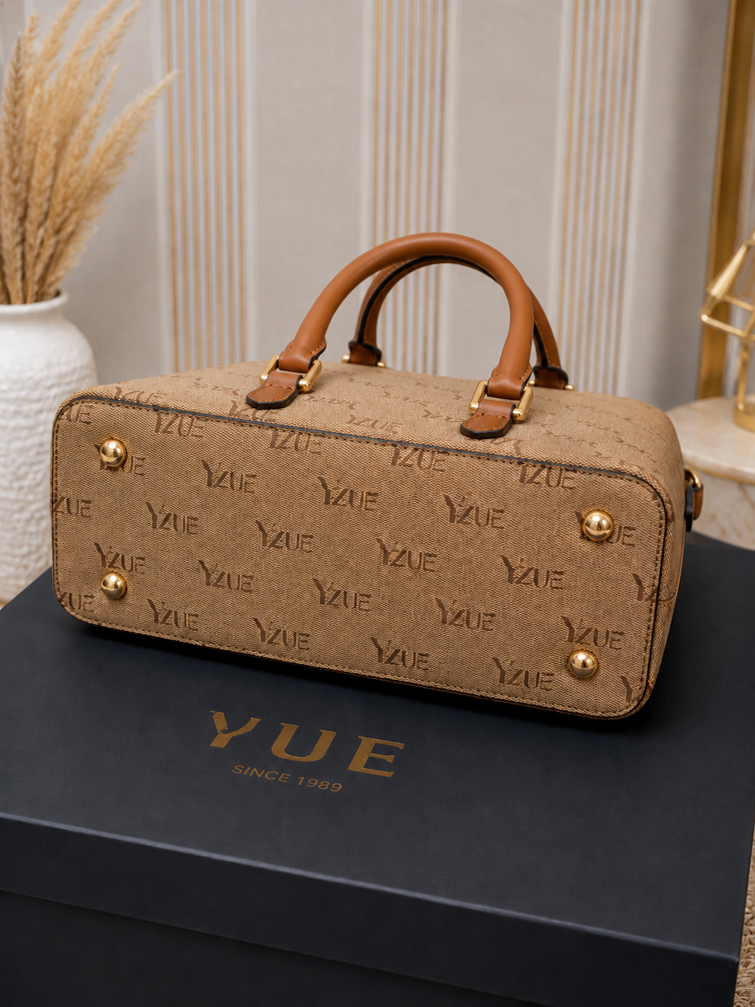 Luxury Monogram Tote Bag – Premium Women's Shoulder Handbag